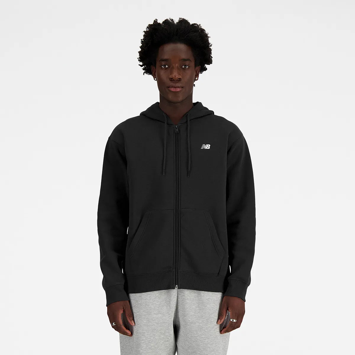 VESTE NEW BALANCE SPORT ESSENTIALS LOGO FLEECE FZ