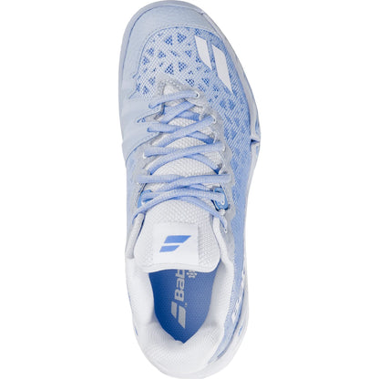 CHAUSSURES BABOLAT FEMME INDOOR SHADOW 4 BLANC/BLEU