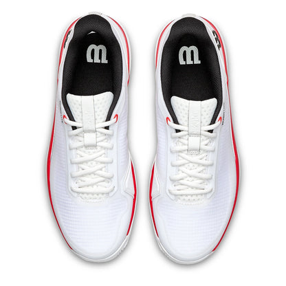 WILSON RUSH LITE 5 SCHUHE ROTE TONPLATTE
