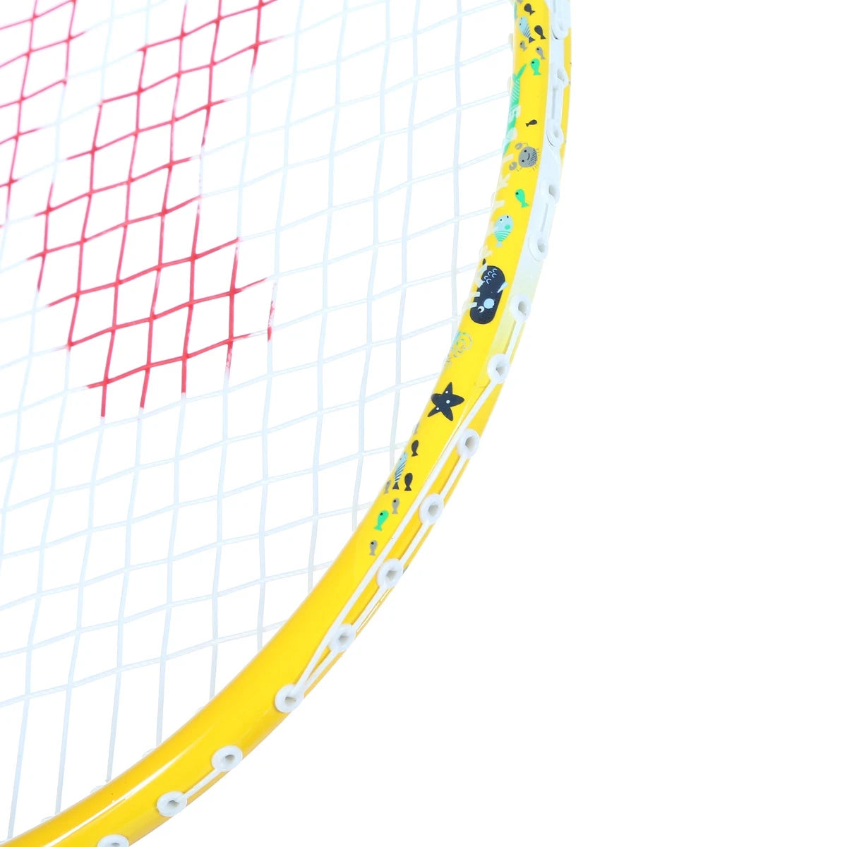 SET MIT 2 BADMINTONSCHLÄGERN KAWASAKI HAPPY KIDS 605 JR