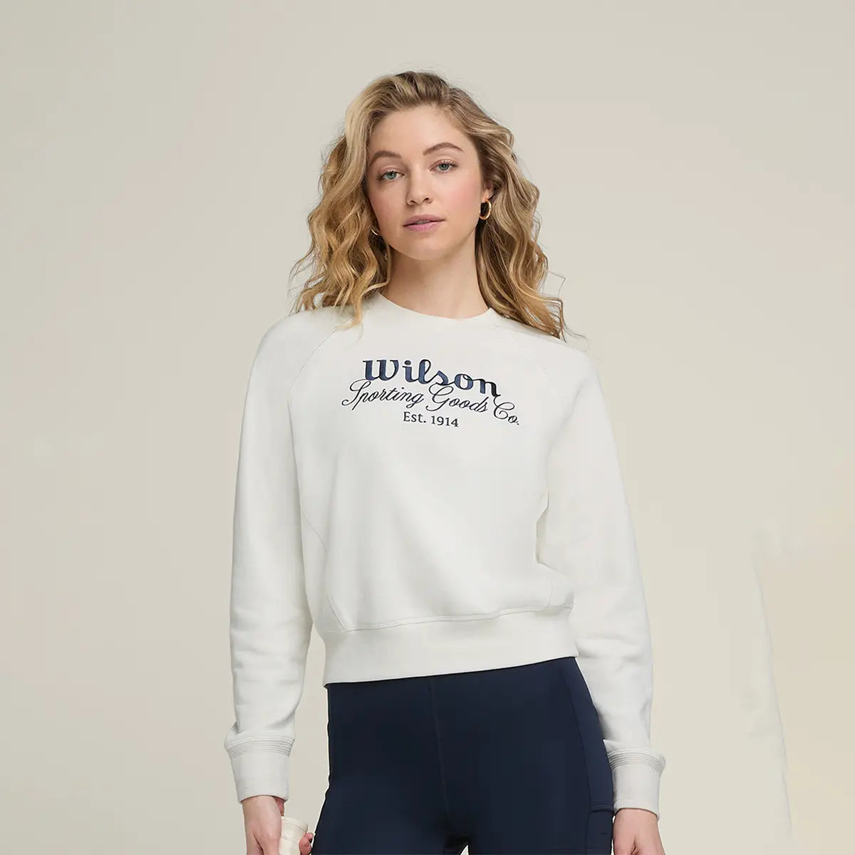 WILSON DAMEN SIDELINE CREW SWEATSHIRT