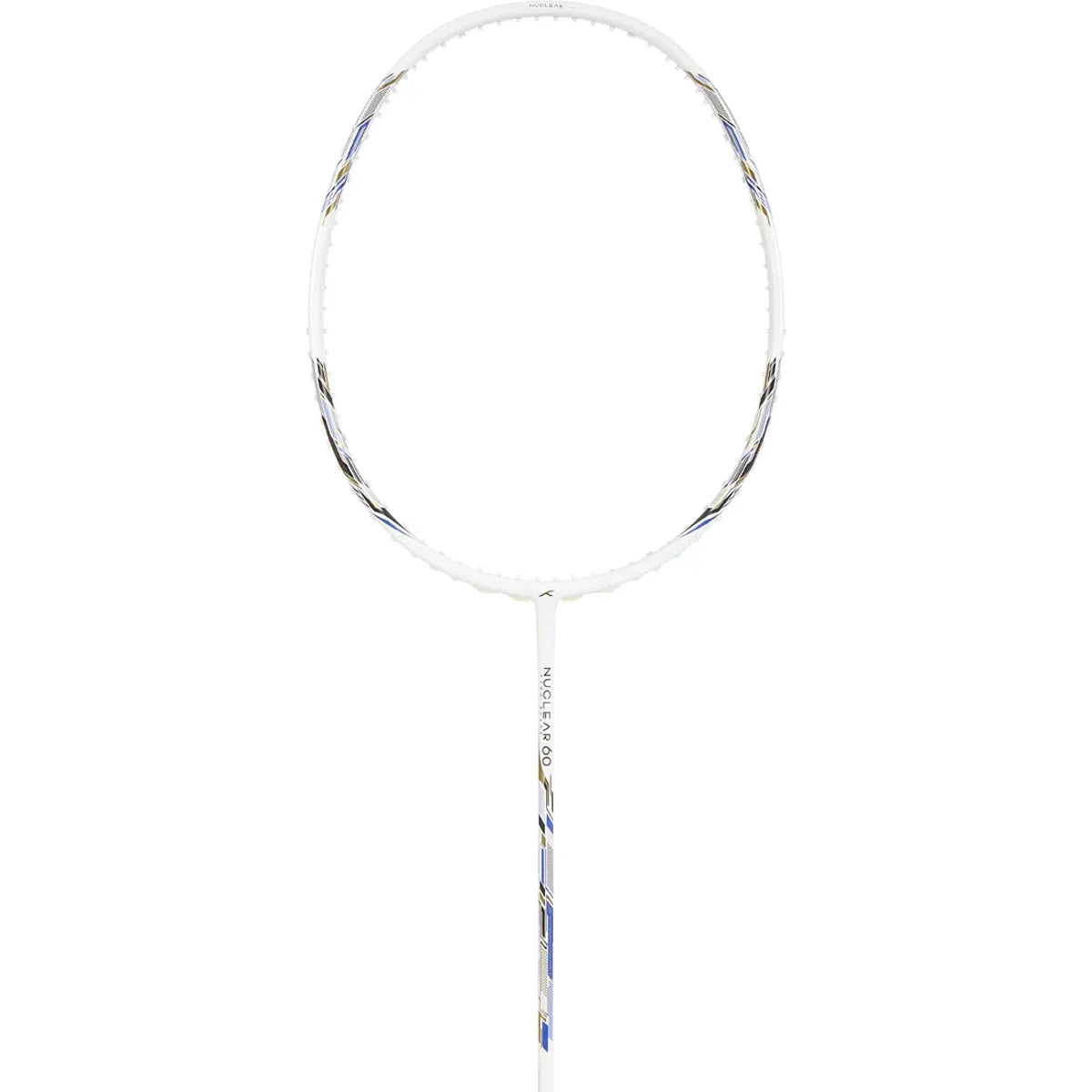 HUNDRED NUCLEAR 60 WHITE-BLUE-BLACK BADMINTON RACKET