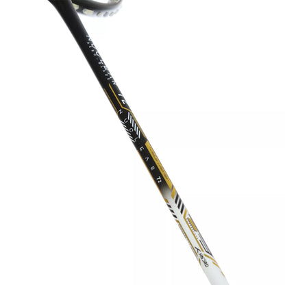HUNDRED NUCLEAR 72 BLACK-WHITE-GOLD BADMINTON RACKET
