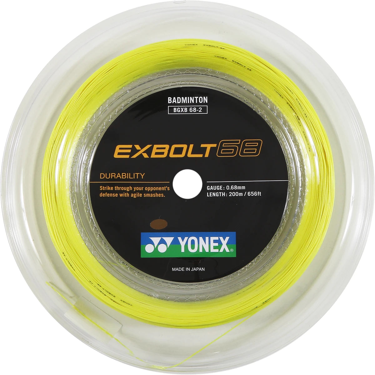 BOBINE BADMINTON YONEX EXBOLT 68 (200 METRES)