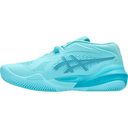 ASICS GEL RESOLUTION X TENNISSCHUHE AUF ROTSCHUTTBODEN