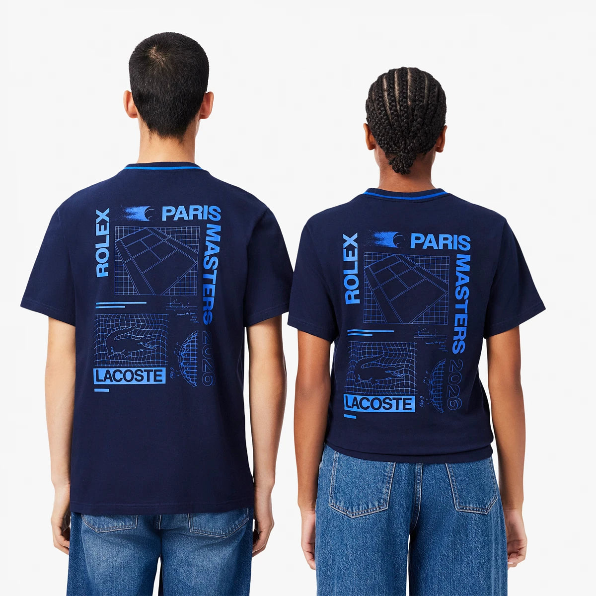 T-SHIRT LACOSTE ROLEX PARIS MASTERS GRAPHIC
