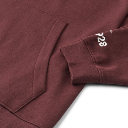 SWEAT A CAPUCHE RSL UNISEX CORE BURGUNDY