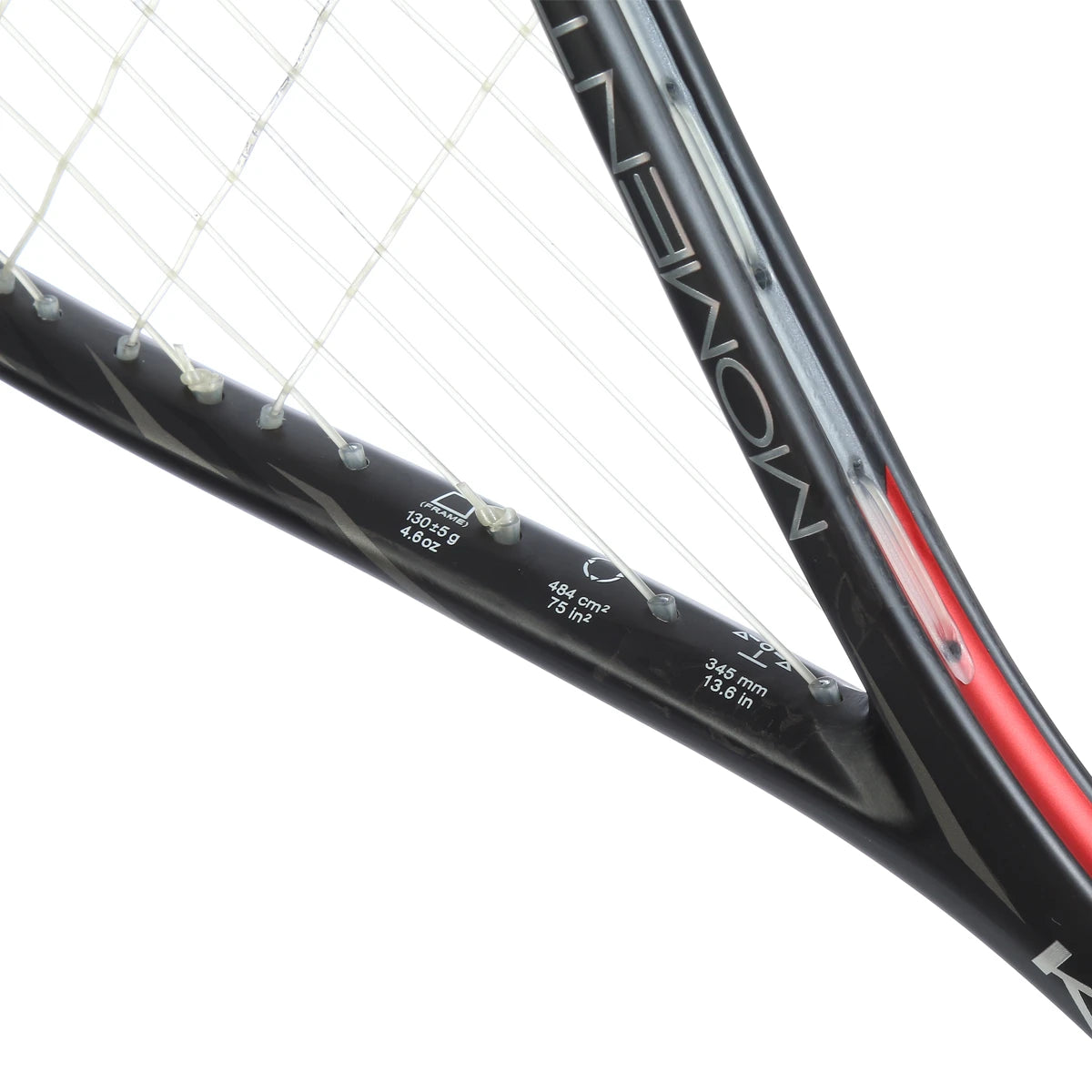 PRO KENNEX KINETIC MOMENTUM BLACK/RED SQUASH RACQUET