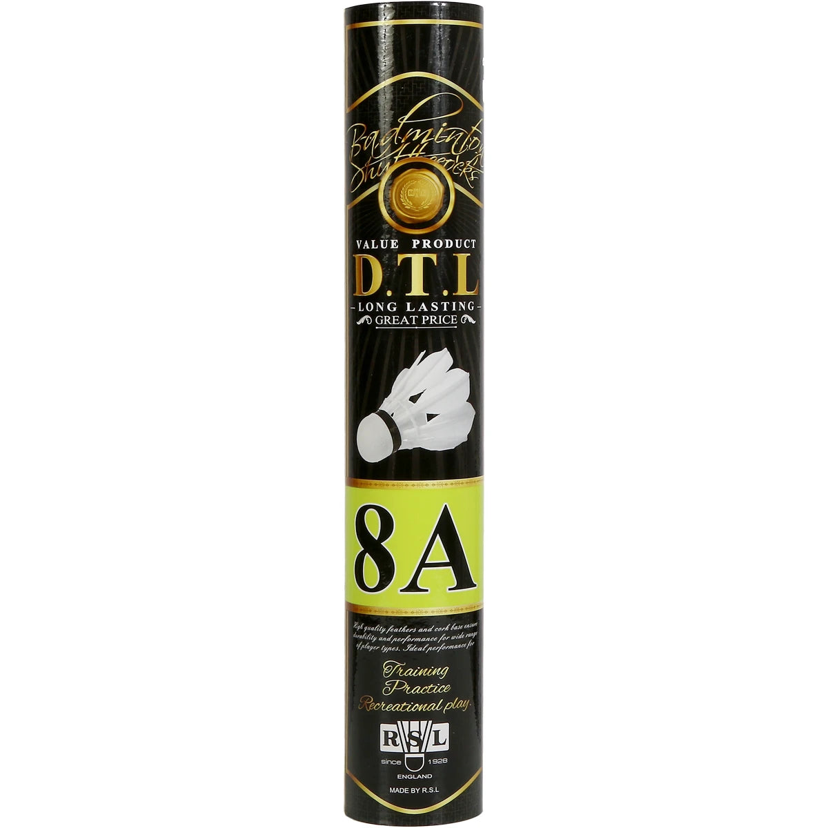 RSL DTL 8A BADMINTON-FEDERSCHLÄGER (8 FEDERN)