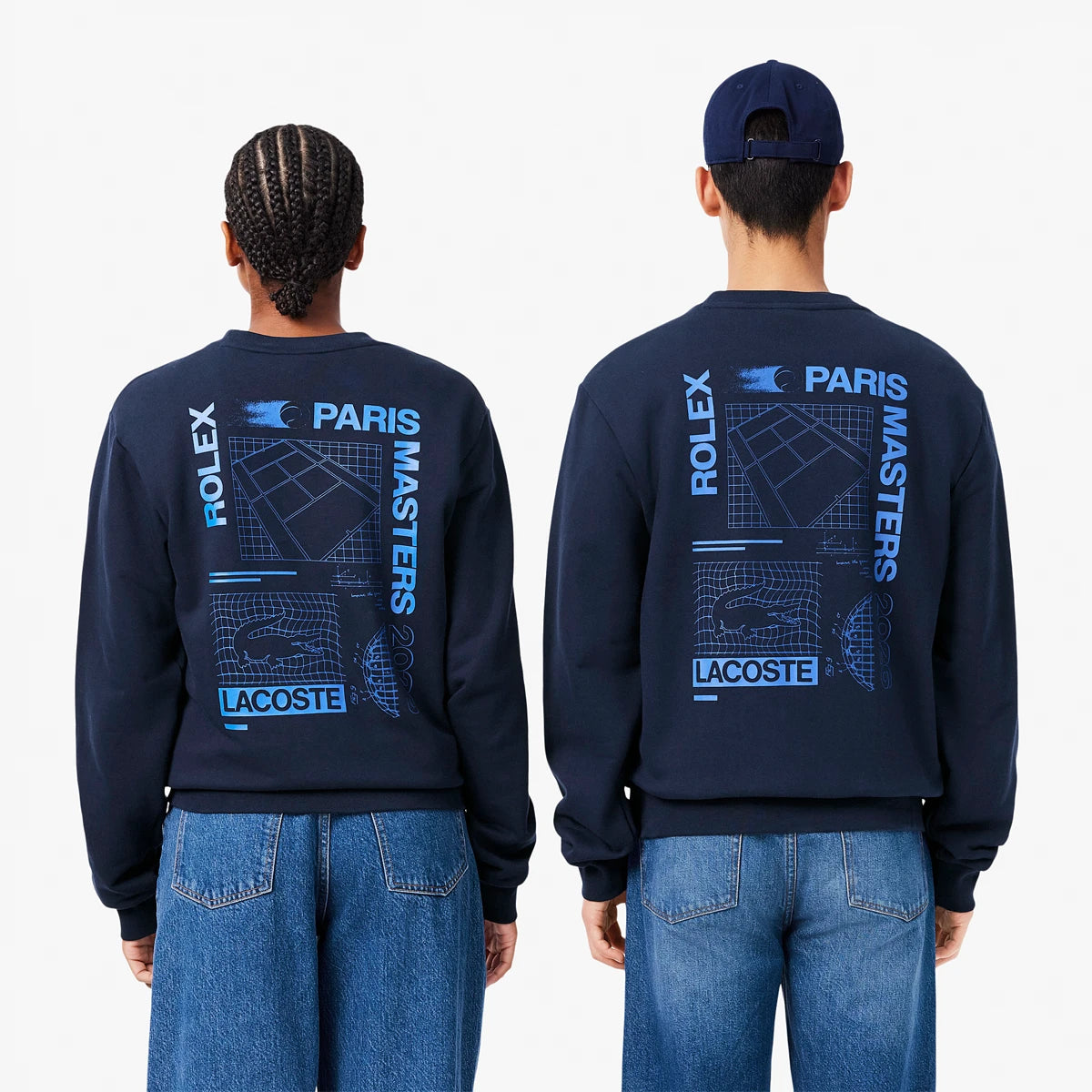 LACOSTE ROLEX PARIS MASTERS GRAPHIC SWEAT