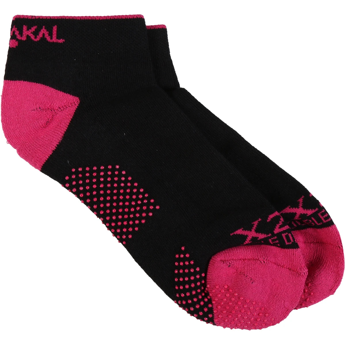Karakal Socks X2 Invisible Black-Pink (x1)