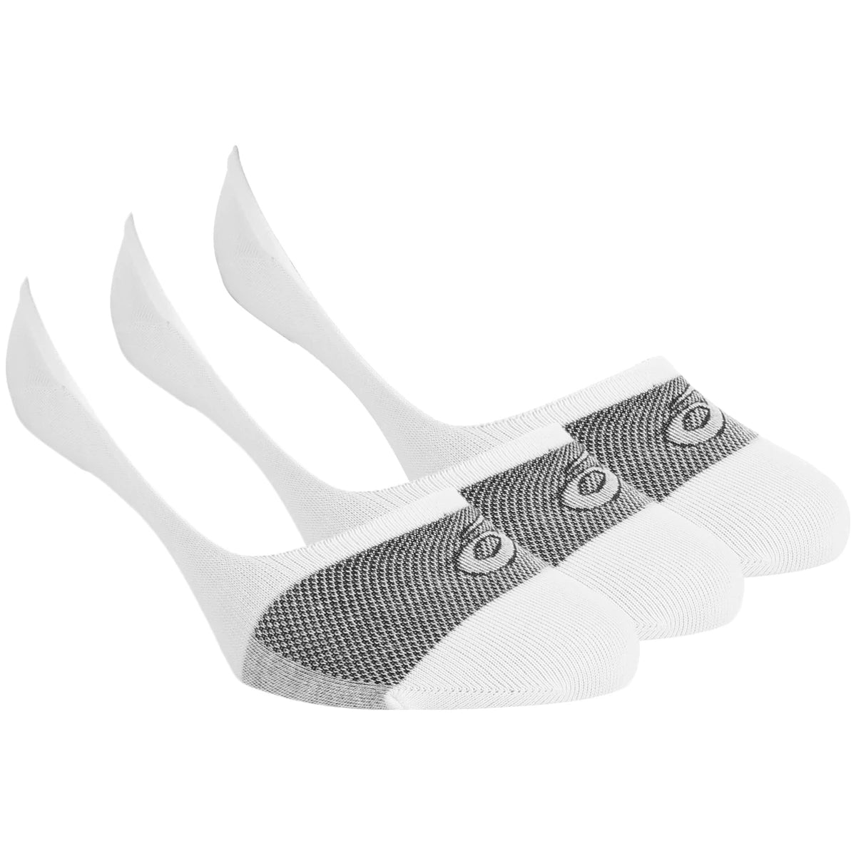 3 PAIRS OF ASICS SECRET SOCKS (NO SHOW)