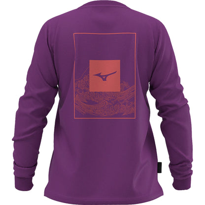 T-Shirt Mizuno Femme Manches Longues Athletic