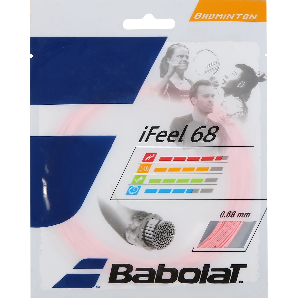 CORDAGE BADMINTON BABOLAT IFEEL 68 (10 METRES)
