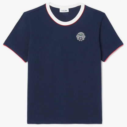 T-SHIRT LACOSTE FEMME HERITAGE