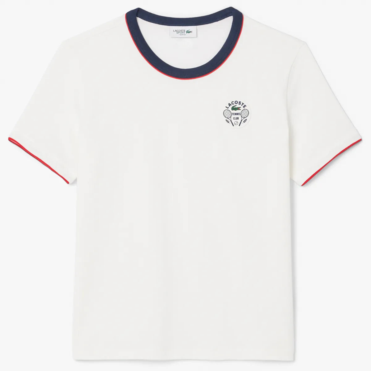 T-SHIRT LACOSTE FEMME HERITAGE