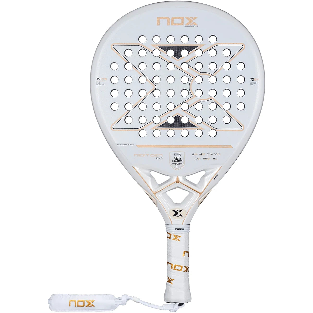PADEL RACKET NOX NEXTGEN PRO HYBRID 12K NFA SERIES