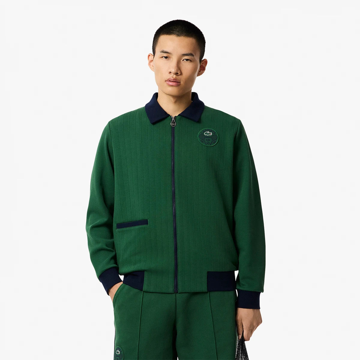 LACOSTE HERITAGE BAUMWOLLJACKE