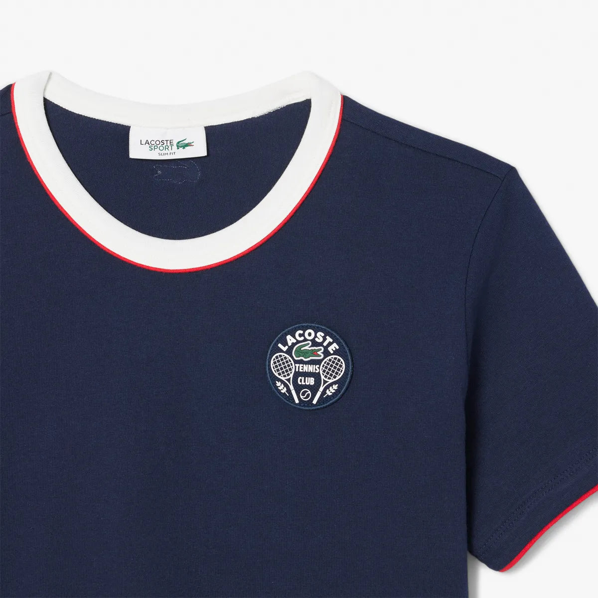 T-SHIRT LACOSTE FEMME HERITAGE