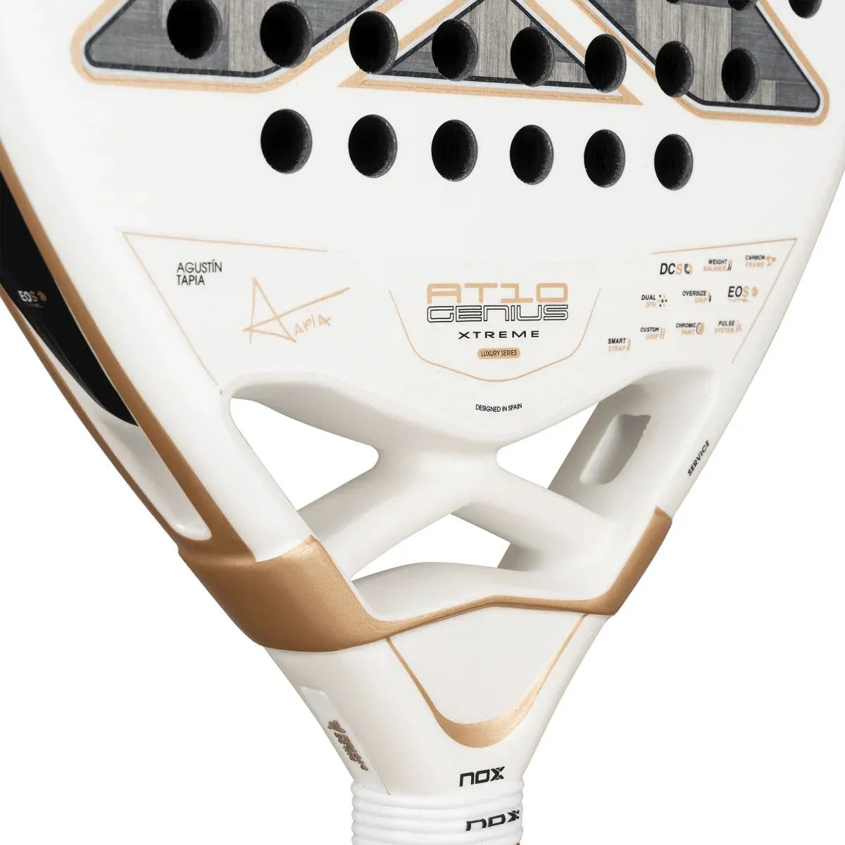 PADEL RACKET NOX AT10 GENIUS 12K ALUM XTREME BY AGUSTIN TAPIA 2026