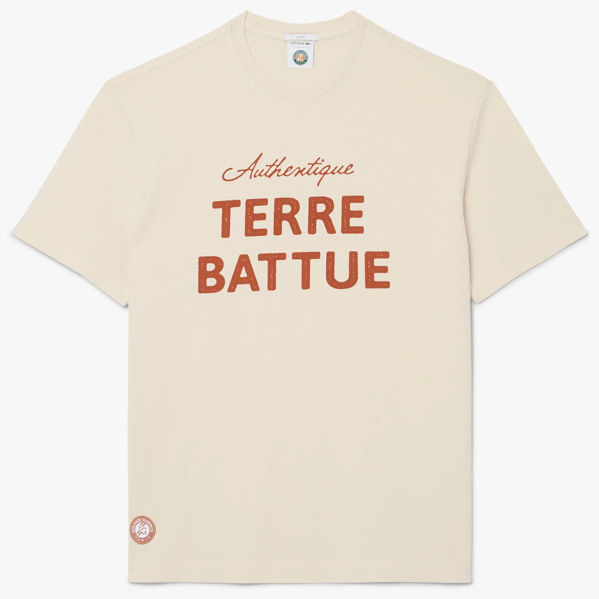 T-SHIRT LACOSTE ROLAND GARROS CLAY