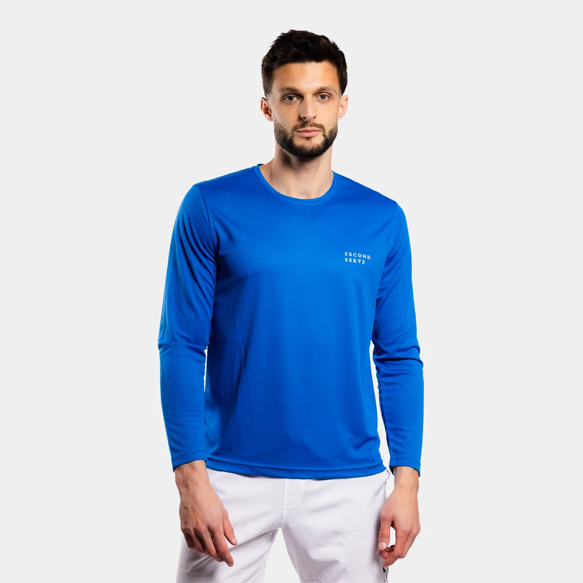 T-SHIRT SECOND SERVE MANCHES LONGUES SECOND SERVE OPEN COURT