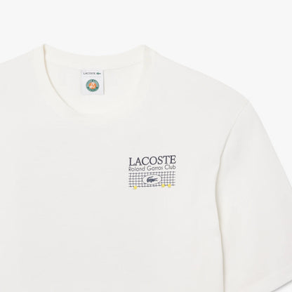 T-SHIRT LACOSTE ROLAND GARROS CLUB GRAPHIQUE