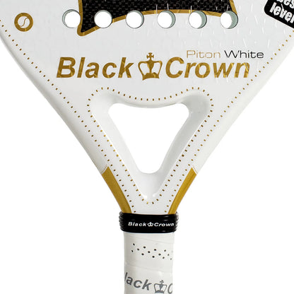 BLACK CROWN PITON WHITE PADEL RACKET