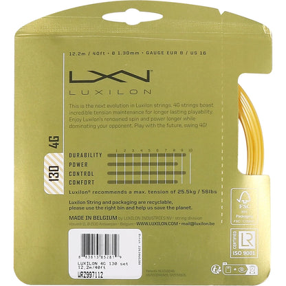 Cordage Luxilon 4G (12.20 Mètres)