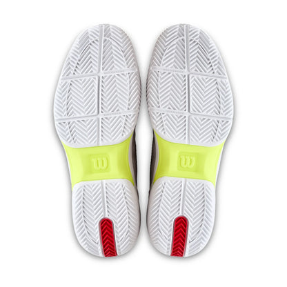 WILSON RUSH LITE 5 SCHUHE ROTE TONPLATTE