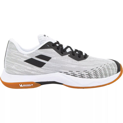 CHAUSSURES BABOLAT HOMME INDOOR SHADOW SPIRIT 2 WHITE/BLACK