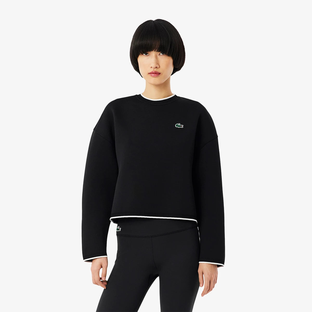 SWEAT LACOSTE FEMME CORE PERFORMANCE TECHNIQUE