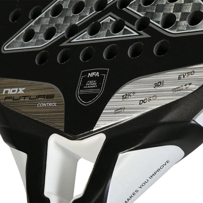 NOX FUTURE CONTROL 12K ALUM PADEL RACKET
