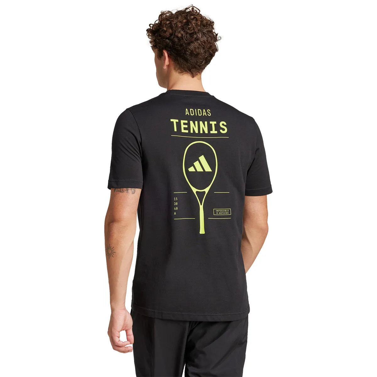 ADIDAS PLAY GRAPHIC TENNIS BAUMWOLL T-SHIRT