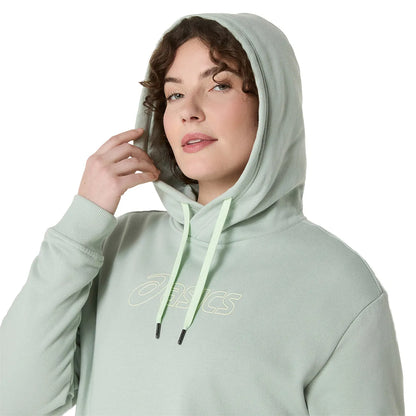 ASICS WOMEN'S TRAINING HOODED FLEECE SWEATSHIRT