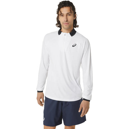 ASICS COURT LANGARM-T-SHIRT MIT 1/2 REISSVERSCHLUSS