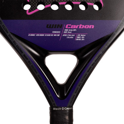 BLACK CROWN WIN CARBON PADEL RACKET