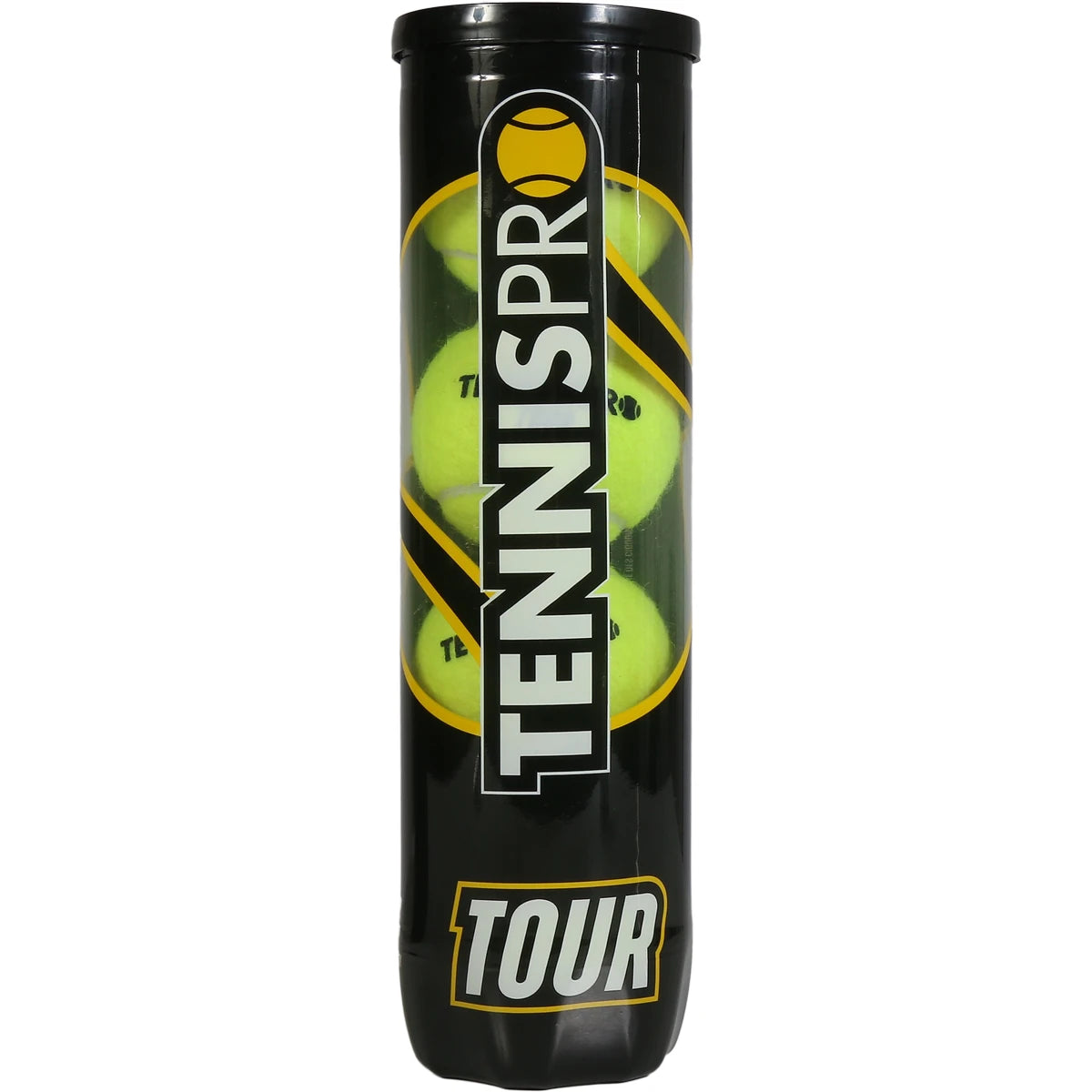 TUBE DE 4 BALLES DE TENNIS TENNISPRO TOUR