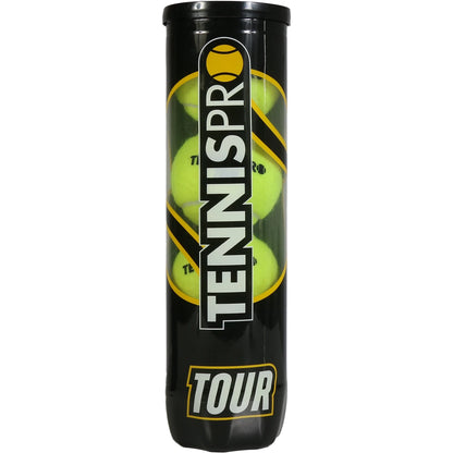 TUBE DE 4 BALLES DE TENNIS TENNISPRO TOUR