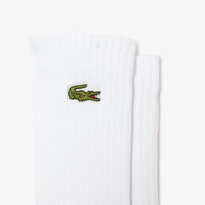 3 PAIRS OF LACOSTE ATHLETE SOCKS (MID)