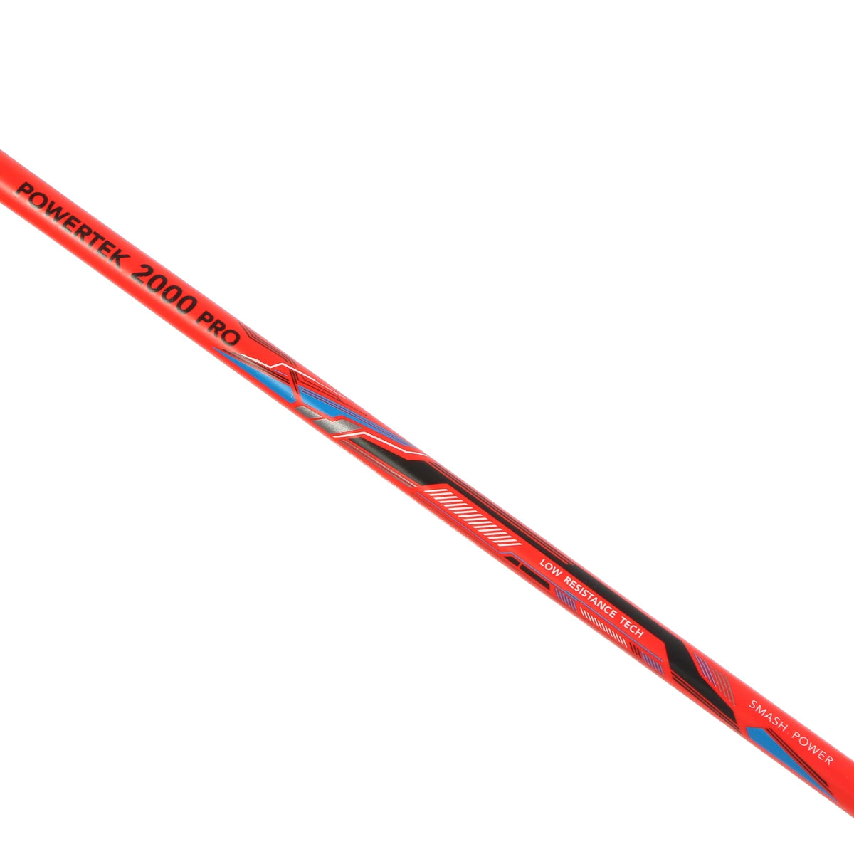 BADMINTONSCHLÄGER HUNDRED POWERTEK 2000 PRO ROT (BESAITET)