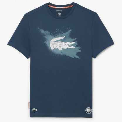 T-SHIRT LACOSTE ROLAND-GARROS SPRAY LOGO