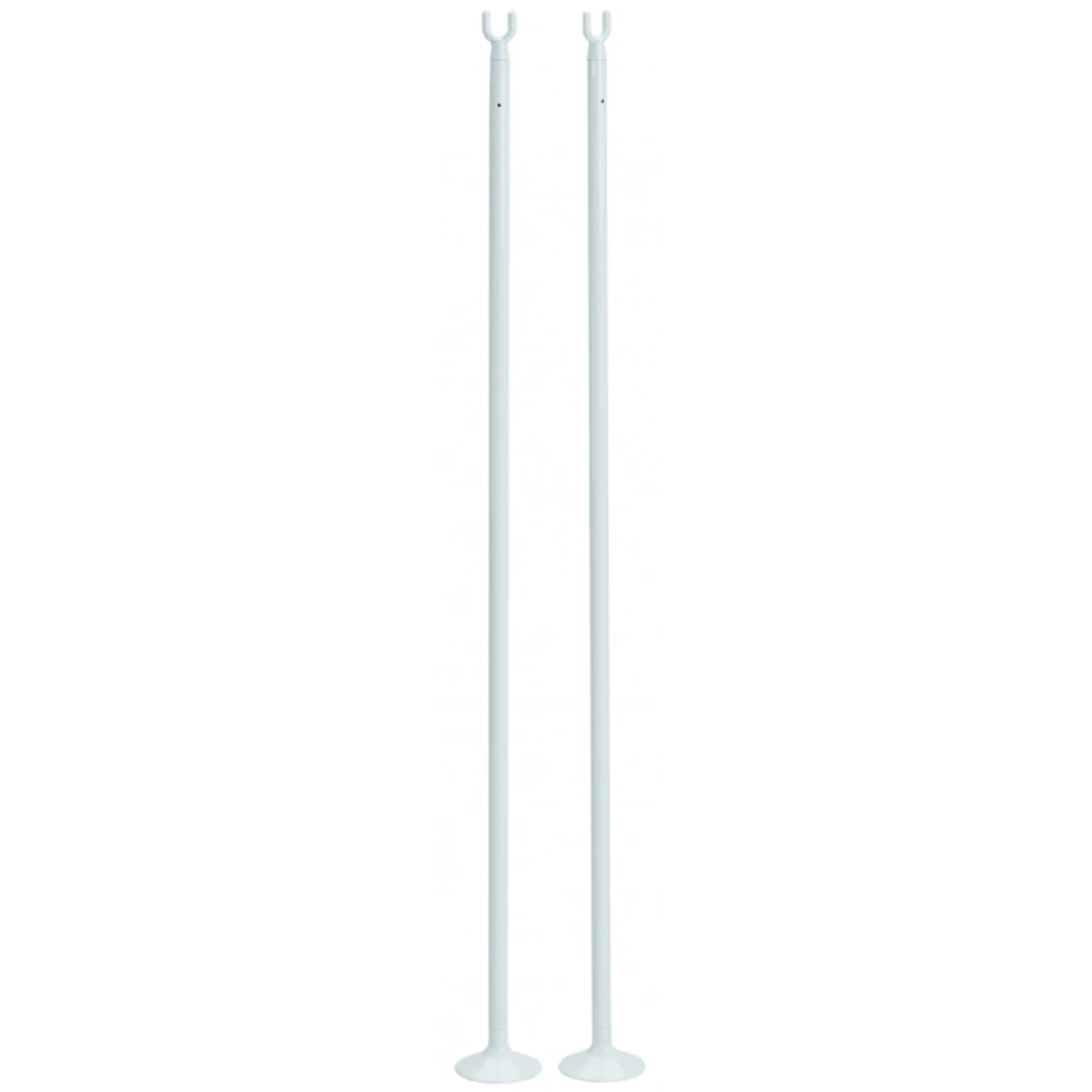 PAIRE DE POTEAUX DE SIMPLE DE TENNIS PRO COLORIS BLANC