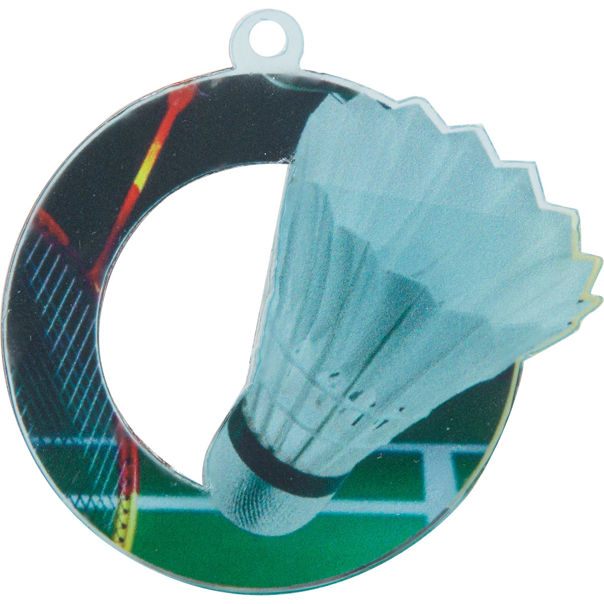 MEDAILLE DURCHMESSER 5CM ACRYL BADMINTON