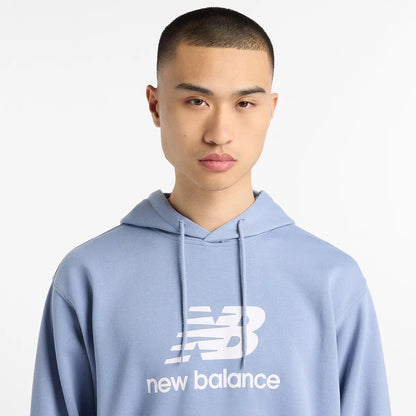 NEW BALANCE ESSENTIALS SWEATSHIRT AUS FRENCH TERRY MIT LOGO-RUNDHALSAUSSCHNITT