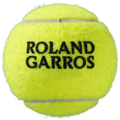 BIPACK DE 4 BALLES WILSON ROLAND GARROS OFFICIAL CLAY