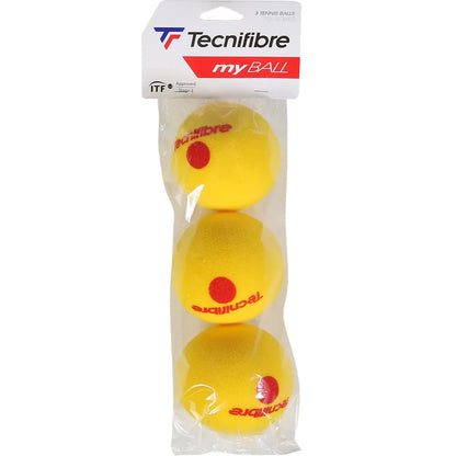 TECNIFIBRE SET MIT 3 MY BALLS SCHWAMMBÄLLE