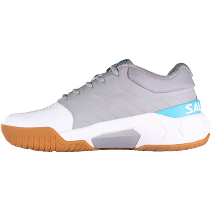 DAMEN INDOOR SCHUHE SALMING RECOIL ULTRA WEISS/GRAU/CYAN