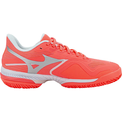 MIZUNO DAMENSCHUHE WAVE EXCEED COURT ROTE TONPLATTE