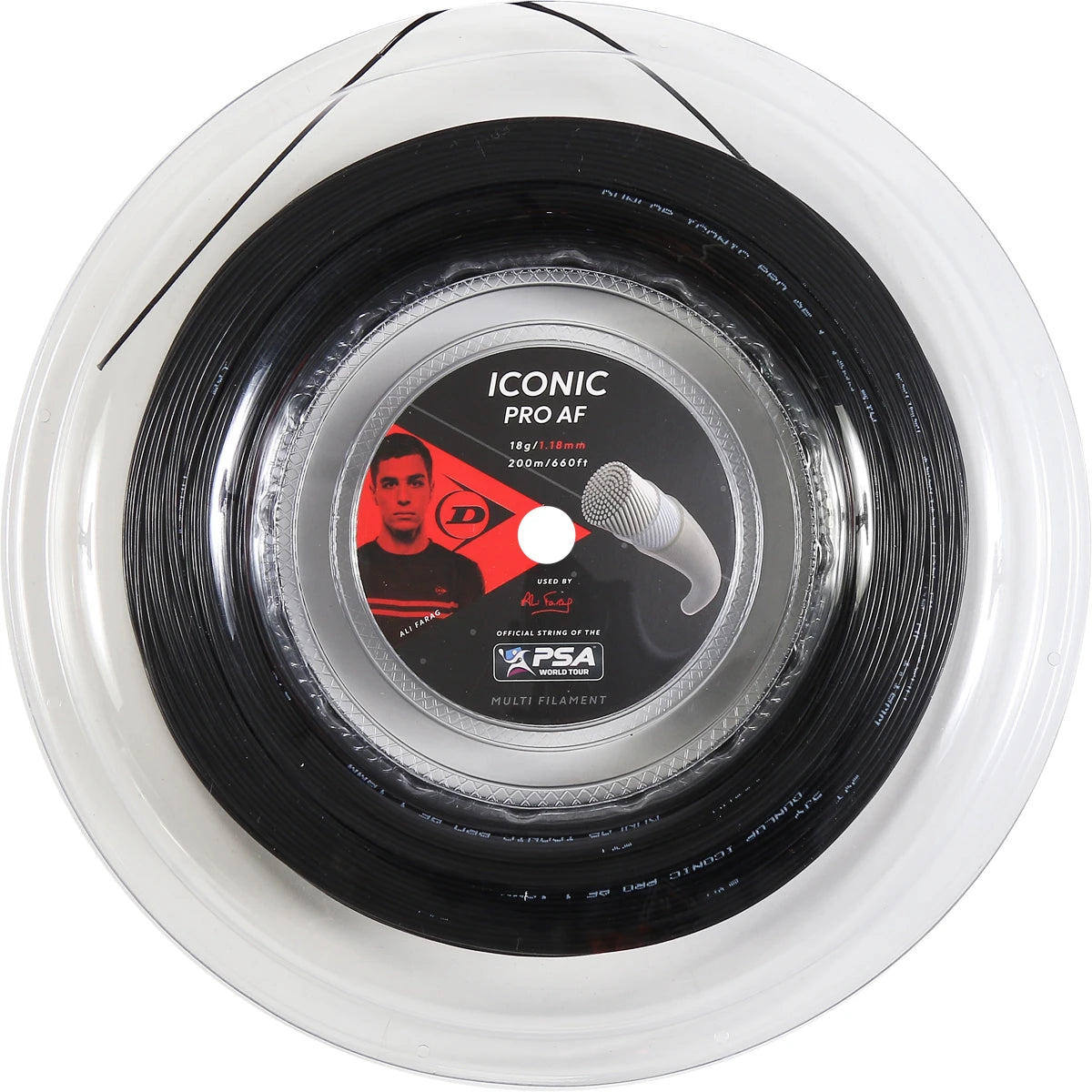 DUNLOP ICONIC PRO SQUASHSAITEN (200M ROLLE)